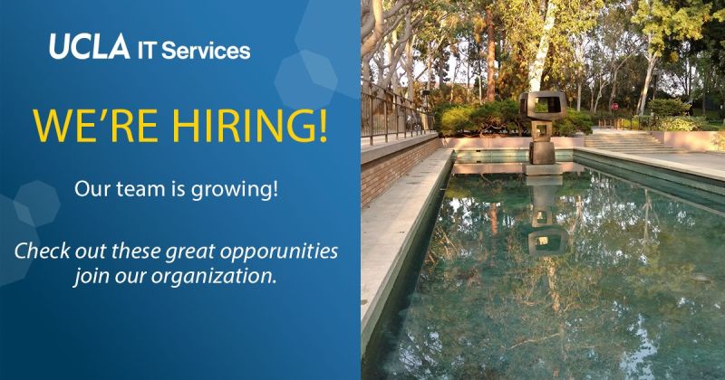 I'm Hiring!! Come join the rockstar team we're putting together at UCLA! AV/IT Architect (Enterprise Architecture) jobs.ucla.edu/jobs/2283 The AV/IT Architect (Enterprise Architecture) will execute the integrated audiovisual system architecture and systems design across the…