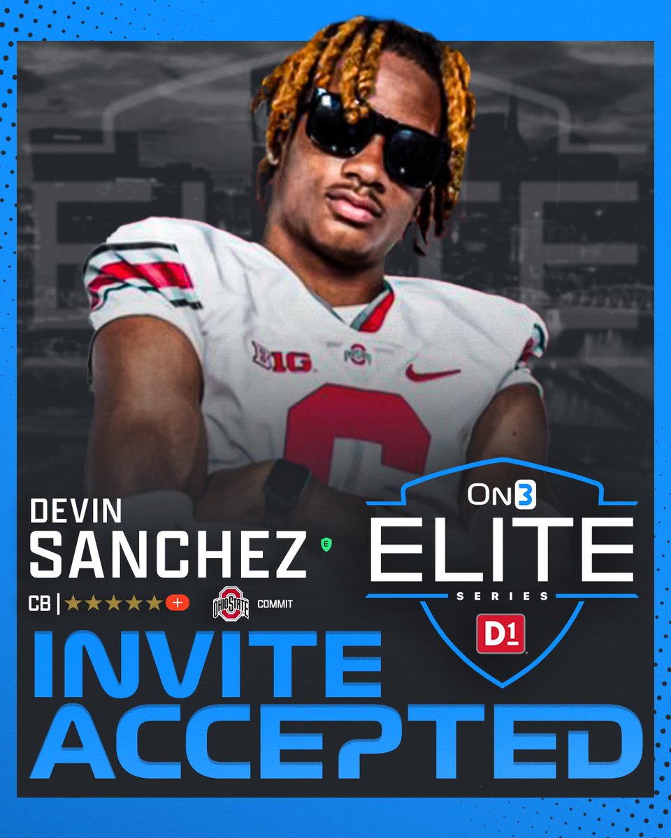 Verified 𝙀𝙡𝙞𝙩𝙚 😎 Five-Star Plus+ Ohio State commit, Devin Sanchez is locked in for the On3 Elite Series. on3.com/os/news/2024-o…