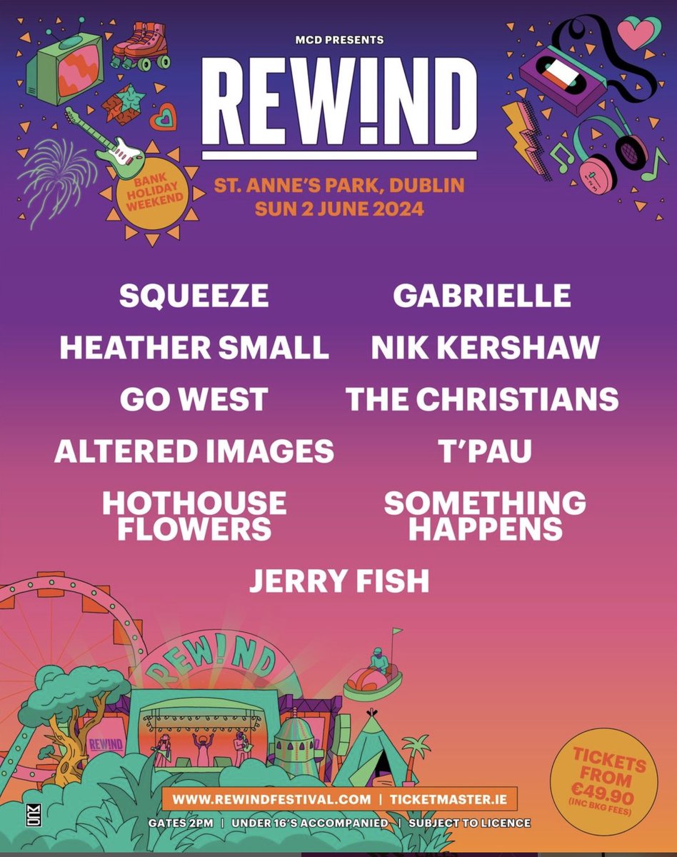 I'm coming back to #Dublin yay!!!! #festival #rewind #rewindfestival #livemusic #summer #summervibes☀️