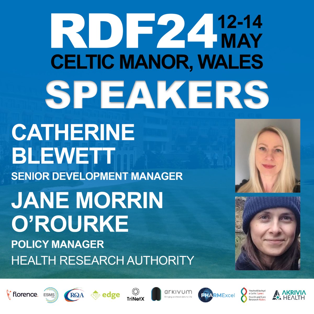 We are delighted to announce that Catherine Blewett and Jane Morrin O'Rourke of @HRA_Latest will present the session “Right People, Right Place, Right Approach – Diversification and Decentralisation of Research” at #RDF24. View the full programme here: rdfconference.org/rdf24-programm…