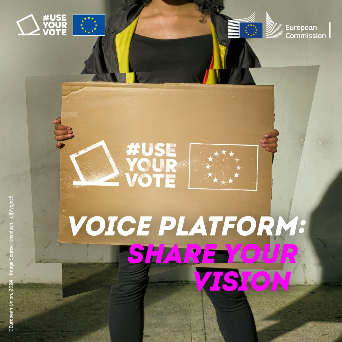 🗣️Your Voice Matters! Share your ideas on the 🎙️ Voice Platform and advocate for active citizenship. Powerful messages received: 📢‘Don’t let others decide for you.’ 📢‘Ensure young people are heard in decision-making.’ Change starts with you! 🌎 🔗europa.eu/!CCRqpy