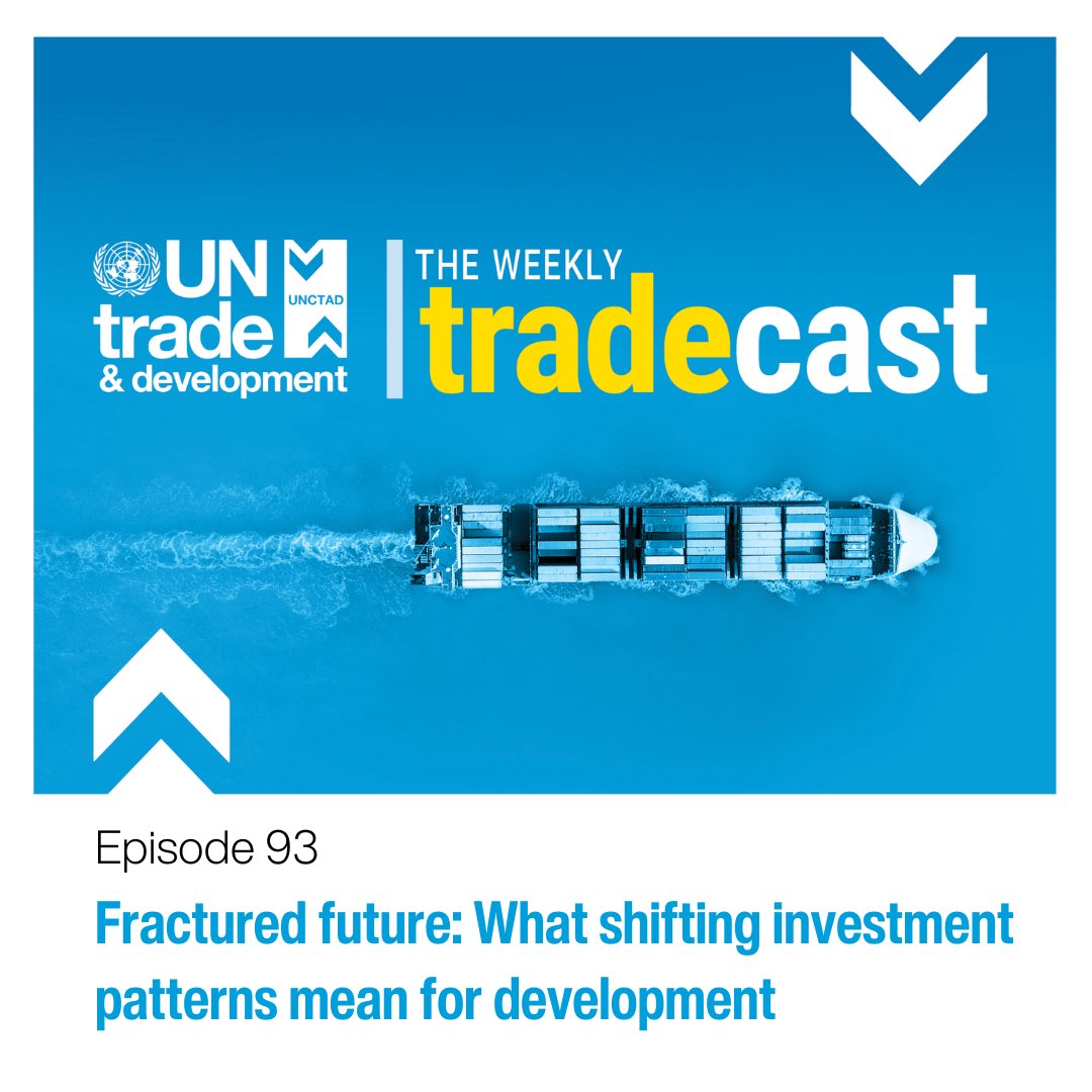 Fractured future: What shifting investment patterns mean for development. The #WeeklyTradecast looks at a new report by the @UN on trends in foreign direct investment with Bruno Casella (@Bru_Case), a senior economist at UN Trade & Development (@UNCTAD). ow.ly/Ln5S50RuVH8