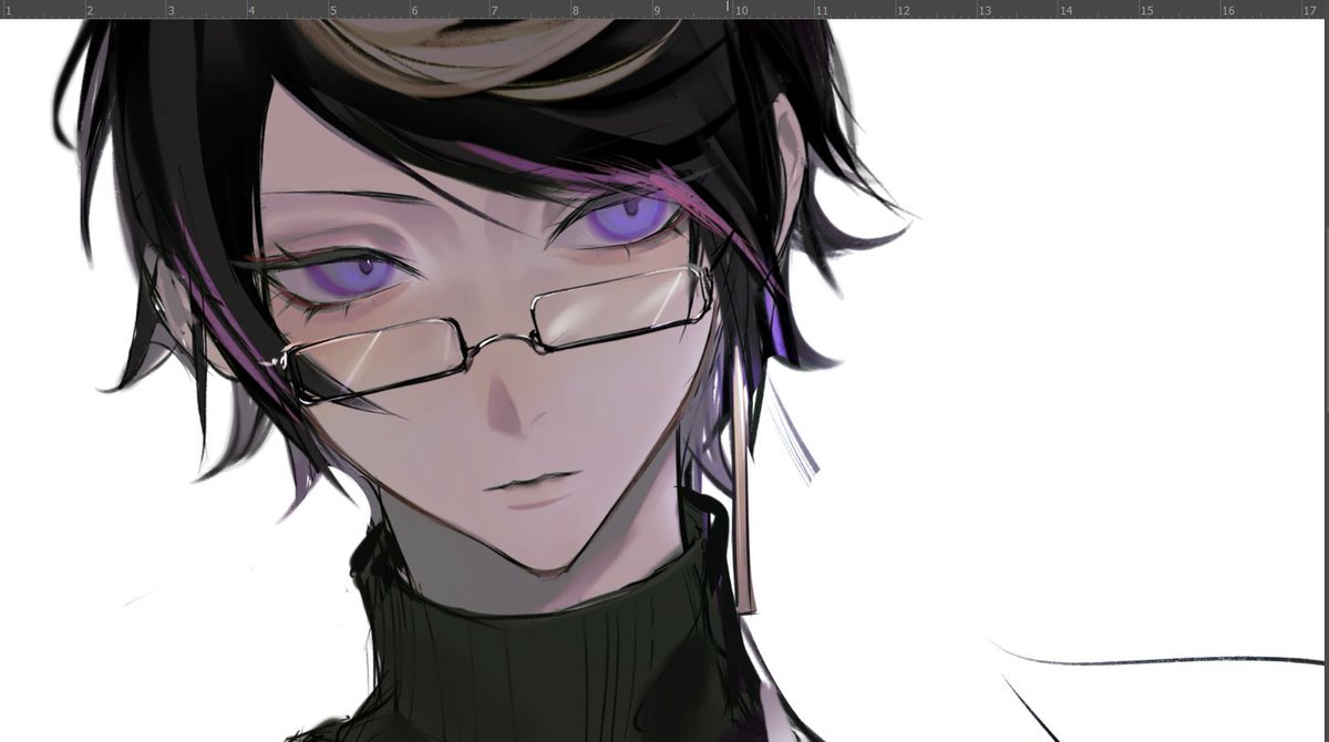 shu with glasses
