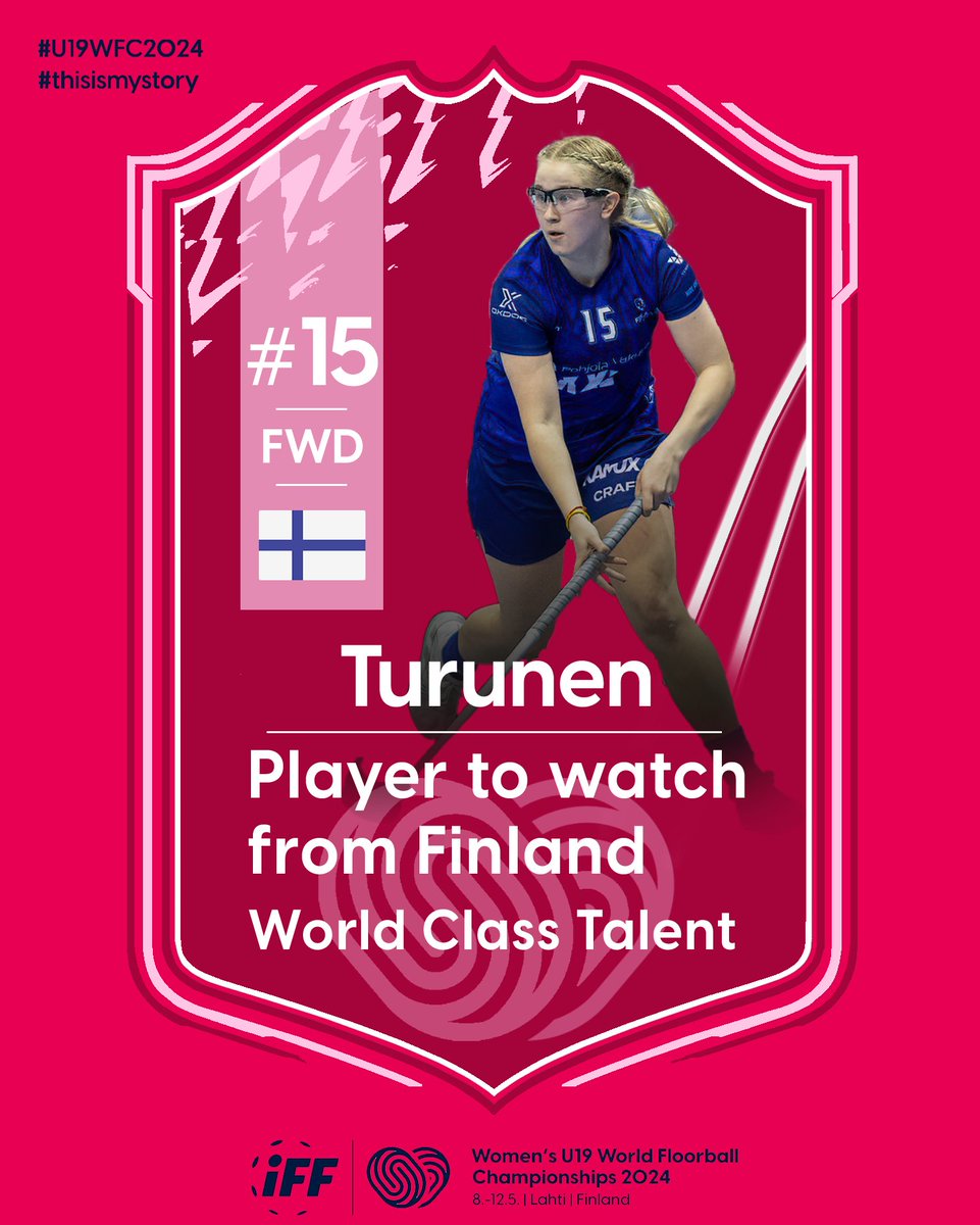 Group B at the @U19WFC contains Sweden, Finland, Norway and Poland 🇸🇪 🇫🇮 🇳🇴 🇵🇱 These are our 'Players to Watch' from each country👀 For each full team preview head to the link below⬇️ floorball.sport/2024/05/02/wom #floorball #u19wfc2024 #thefloorisyours #u19wfc
