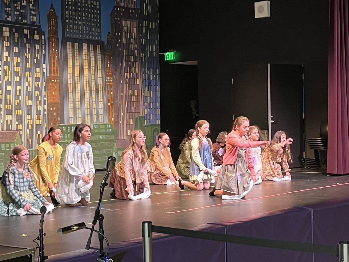“Annie” makes her big debut today at Ana Grace Academy of the Arts Middle School!