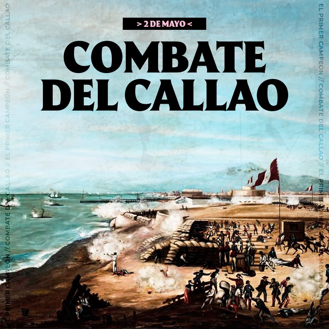 Hoy conmemoramos el 158° Aniversario del 'Combate del Callao' 📜 En nuestro mar chalaco, se defendió la soberanía nacional de la Armada Española 🚢⚓ #BoysEsCallao #CombateDelCallao