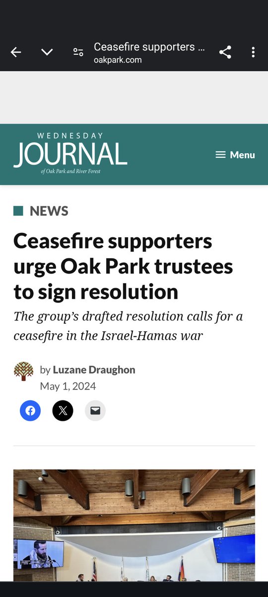 A pivotal moment. Oak Park is recognized as the EF Hutton of international diplomacy (by hippies who live south of North Ave and east of Harlem). Recall how their nuclear free zone designation in the 1980s ended proliferation? Me neither. The world waits with bated breath.