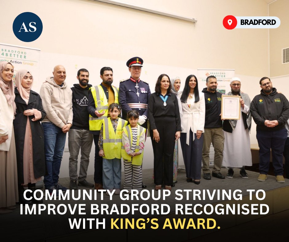 Congratulations to all at @bradford4better on your #KingsAward Read about their journey and achievements here: tinyurl.com/ms87ard3