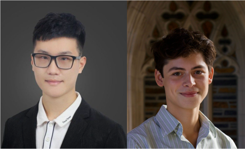 Celebrating the graduation of our senior students Edwin Yu and Lucas Ramirez🧑‍🎓🧑‍🎓! Wishing you all continued success in your future endeavors. @DukeEngineering