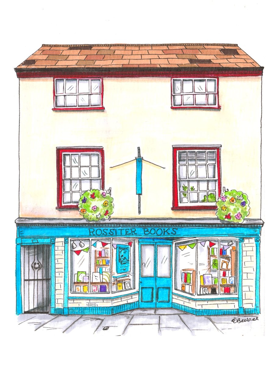 Artwork completed by Emma Beebee Getting closer to opening! #Hereford #shopnumbersix #bookshop #indiebooksellers