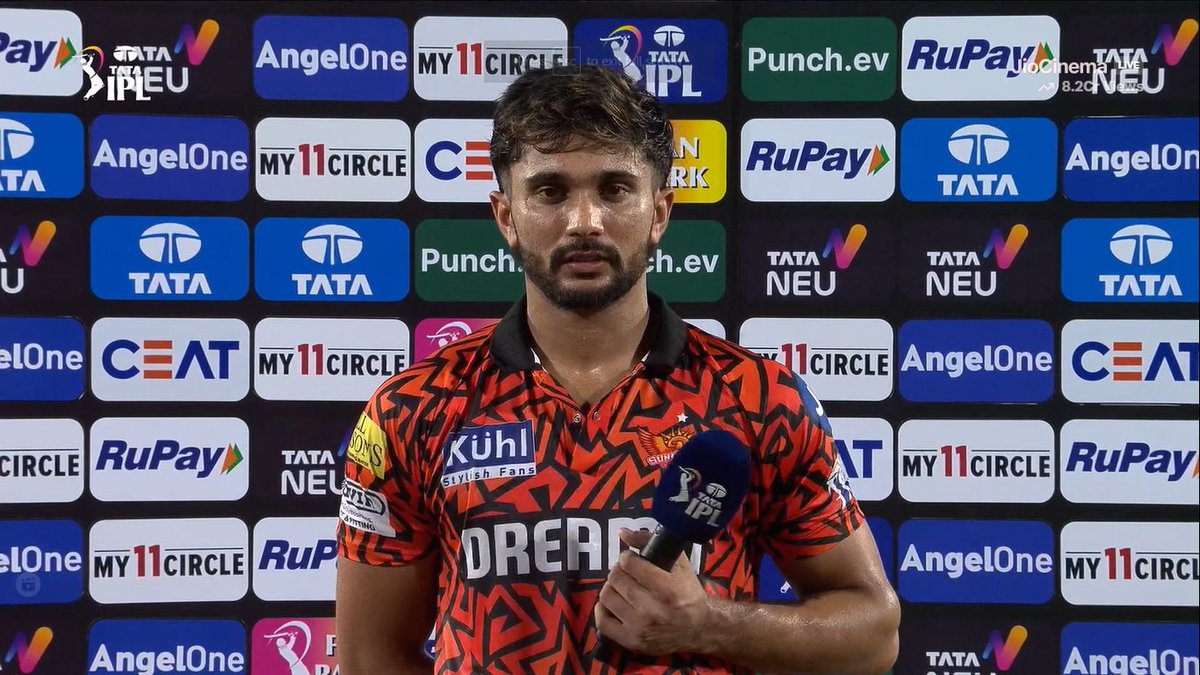A Indian uncapped talent taking on the OG bowling line-up of this season for a joke and scoring the most sensible yet aggressive knock ever seen by SRH fans 
Take a bow NKR 
Telugu bidda 🔥🔥
#SRHvsRR
