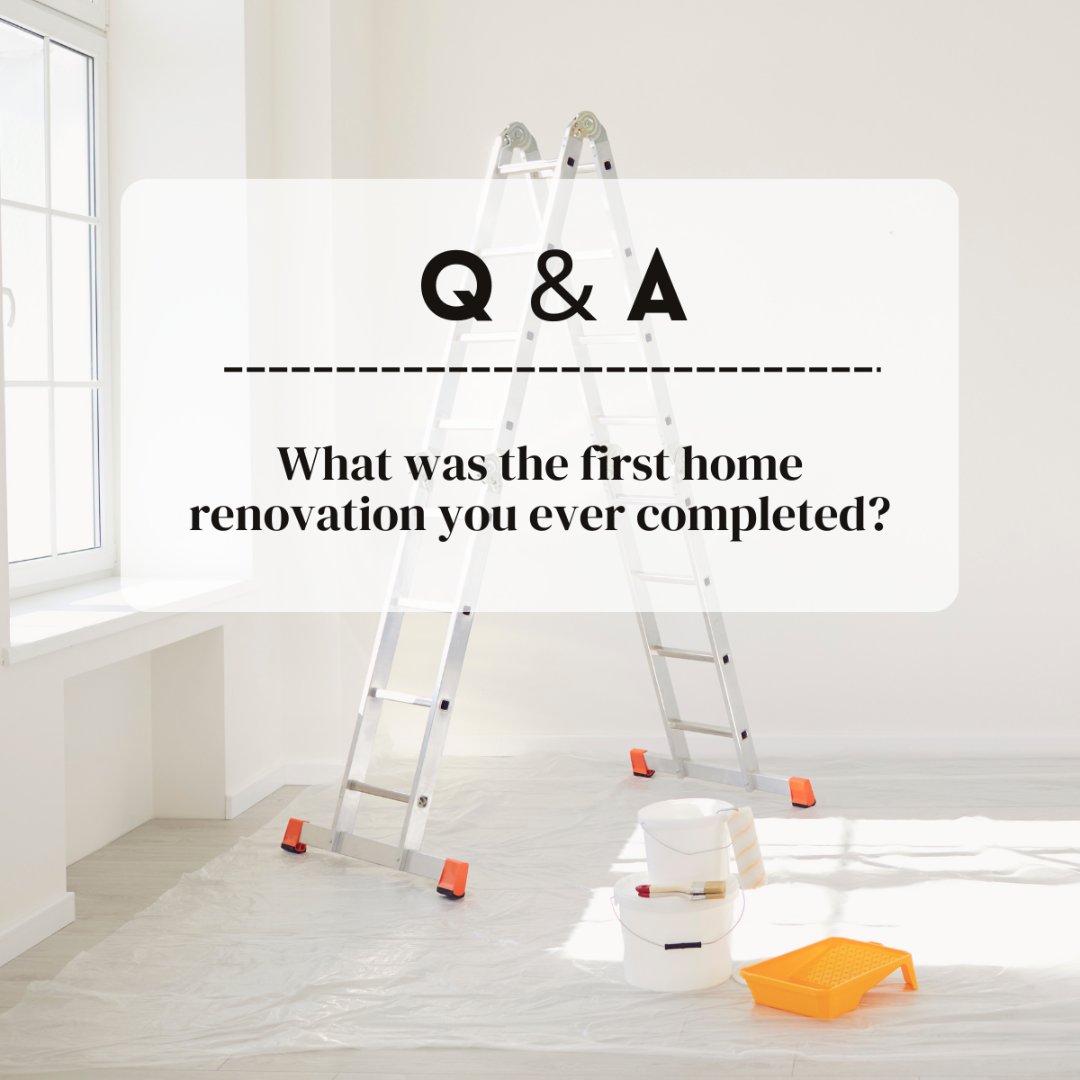 Renovators, remember your first project? Whether it was painting a room or a major remodel, how long did it take? Share your story and inspire others starting their journey. 

#InspiredLending #KristieBertolo #MRTGAGE #MortgageBroker #RocklinMortgageBroker #ReverseMortgage