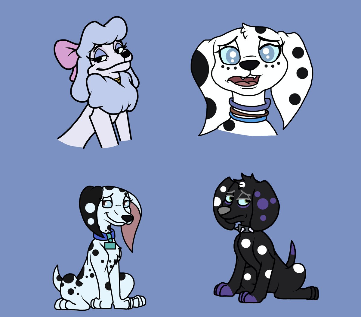 #101DalmatianStreet Just some quick doodles i colored in, also Georgette cameo.
