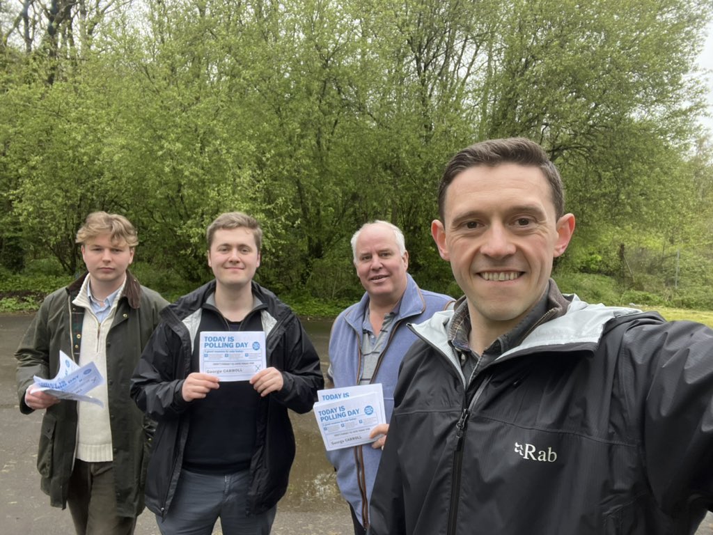 Great response for @George4SWales this afternoon. To deliver more police and safer streets, and send a message on this barmy 20mph policy, vote @WelshConserv today 🗳️