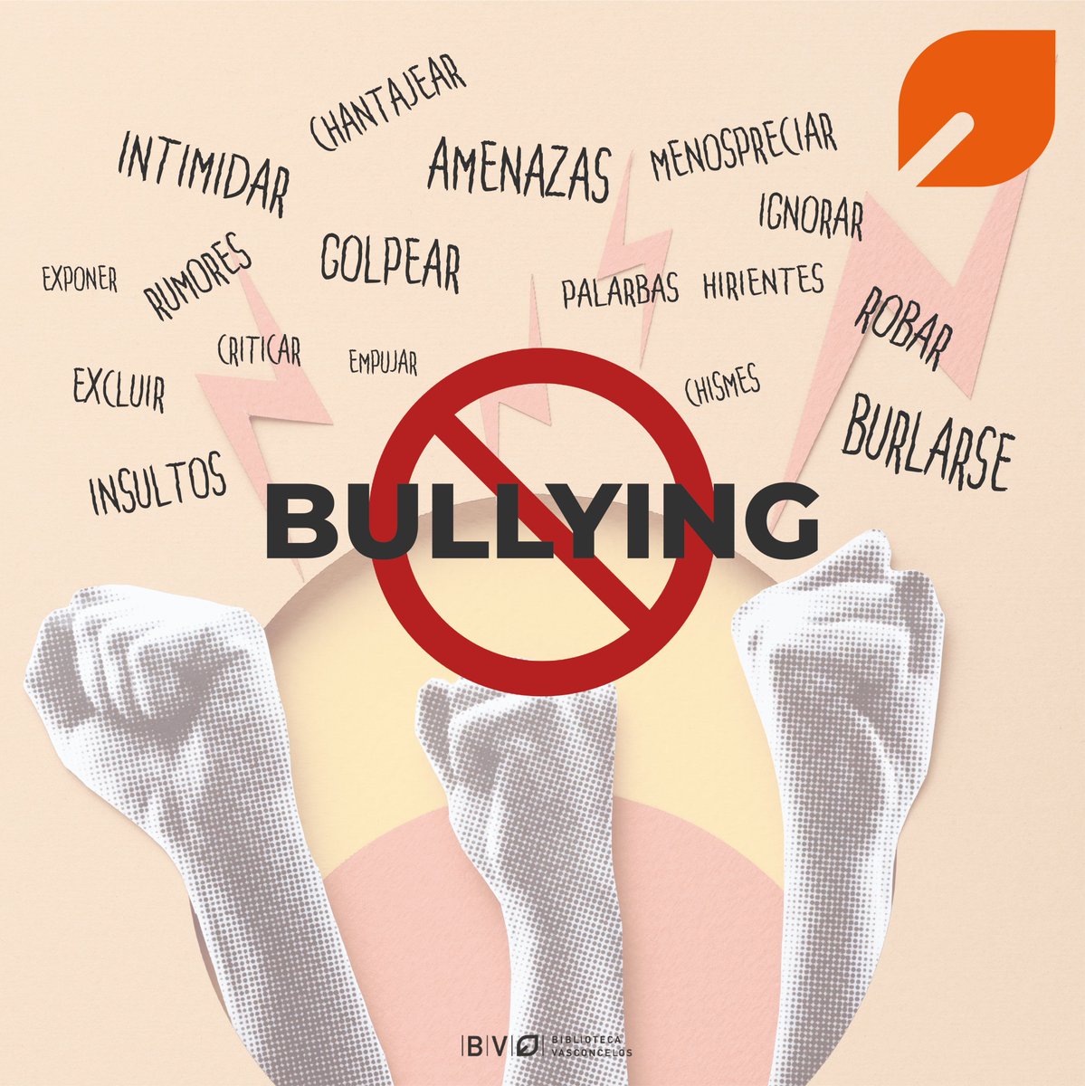 Hoy, en el Día Internacional contra el Bullying, reiteramos nuestro apoyo solidario en la ardua tarea de detener el acoso en entornos educativos. Porque cada uno de aquellos que sufren acoso escolar somos TODOS. #aulaspacíficas #salainfantilBV #I♥️BV🐋📖