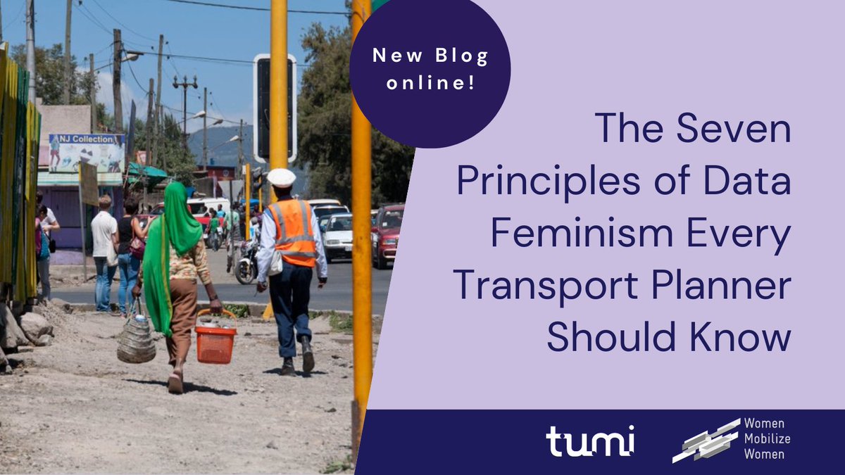 📊💜 Have you ever heard of #Data #Feminism? On our Blog, we talk about “the seven principles of Data Feminism every #TransportPlanner should know” Find out more on Women Mobilize Women: 🔗 womenmobilize.org/seven-principl…