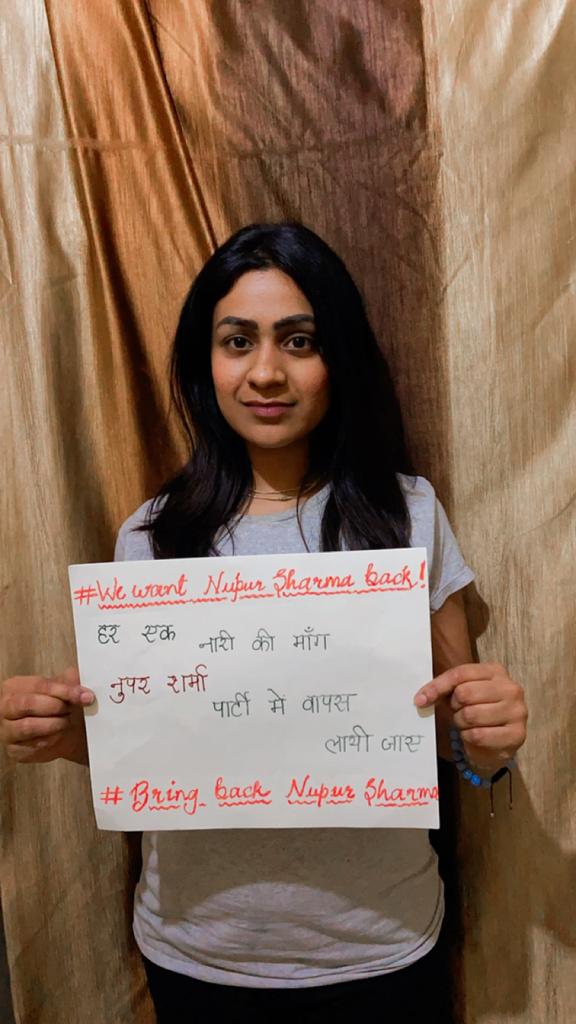 सनातनी शेरनी नूपुर

BJP has kept Sanatani Sherni out of the party, get her included in the party with respect.
#BringBackNupurSharma 
Rai