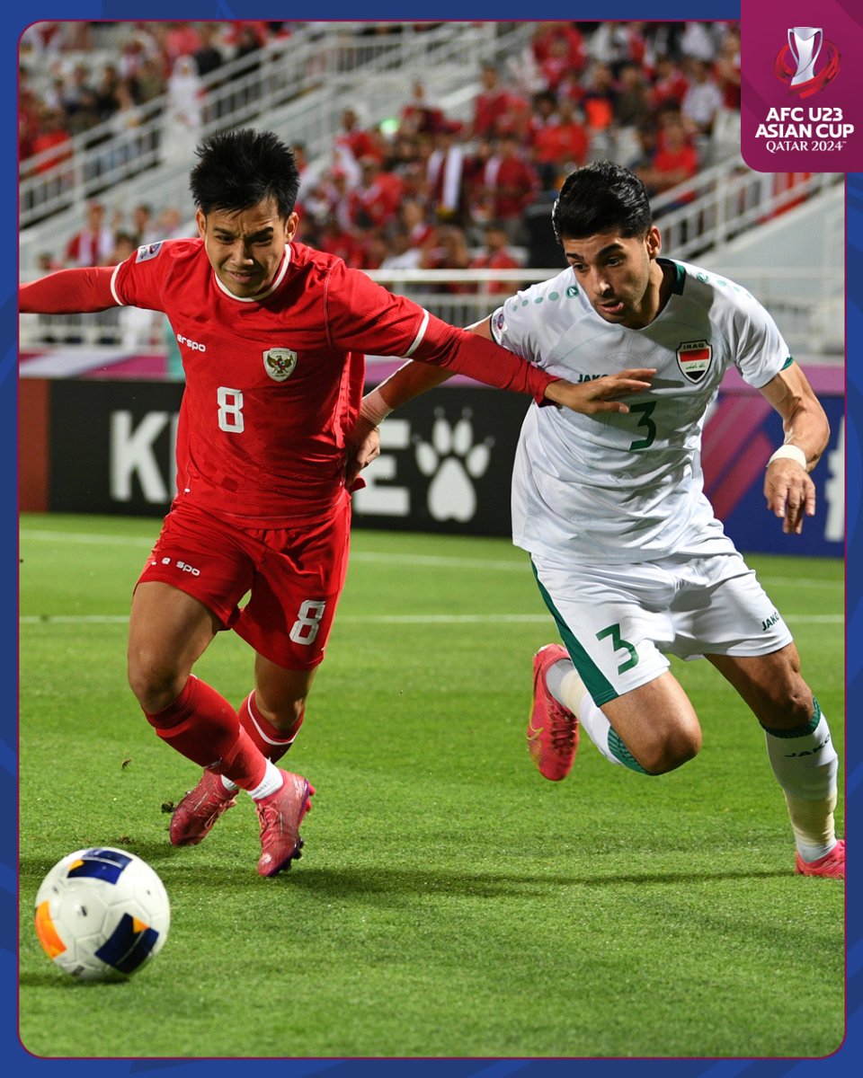 Rising stars 💫

📺 Watch 𝙇𝙄𝙑𝙀: gtly.to/zzhR_62Mr

#AFCU23 | #IRQvIDN