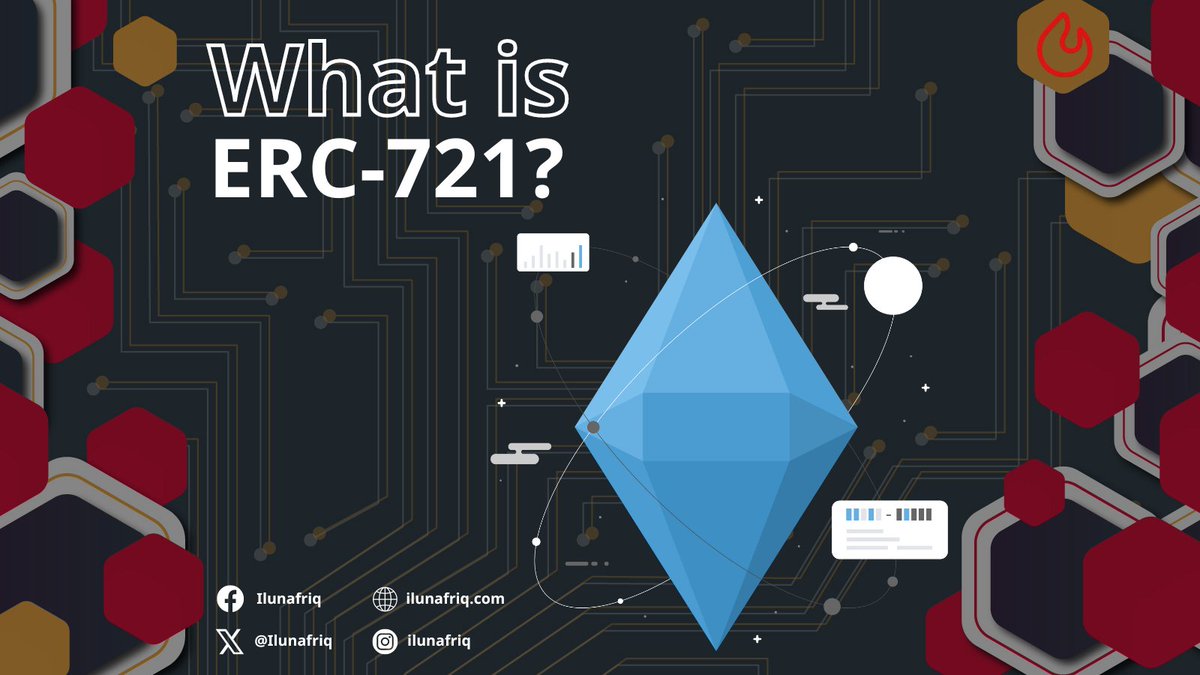 #ERC721 is a free, open standard that describes how to build non-fungible or unique #tokens on the #Ethereum blockchain. Thanks to ERC-721, artists can #tokenize their #artwork, providing proof of ownership and enabling the creation of digital art #NFTmarketplaces.