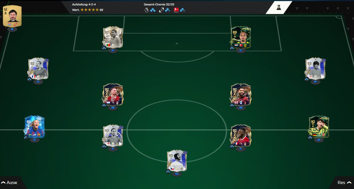 DerDom1n1k's tweet image. ~500pp
~0 77x2
~30 PL Premium Upgrade
~350 packs saved worth over 28 million coins
45 total blues and 0 worth over 600k. EA have officially killed off the RTG grind this year as we steer towards the untradeable child gambling store pack simulator
@EASPORTSFC
do your magic