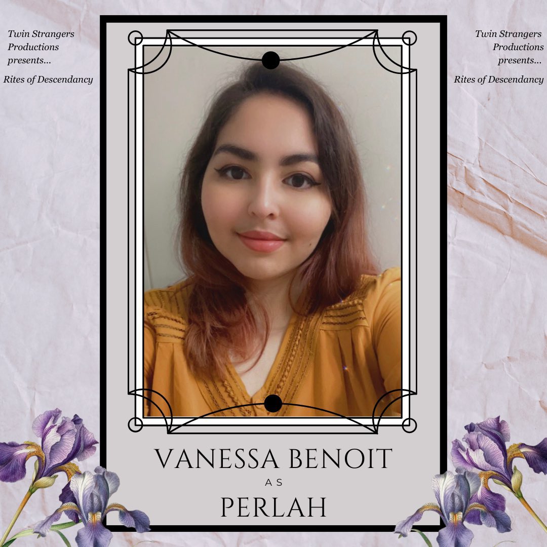 📜 ROLE ANNOUNCEMENT 📜 Excited to have been cast in the role of Perlah for the upcoming fantasy audiodrama, Rites of Descendancy! We’ve got a stellar cast and I’m so looking forward to working on this one - thanks to @TwinStrangersP for having me onboard!