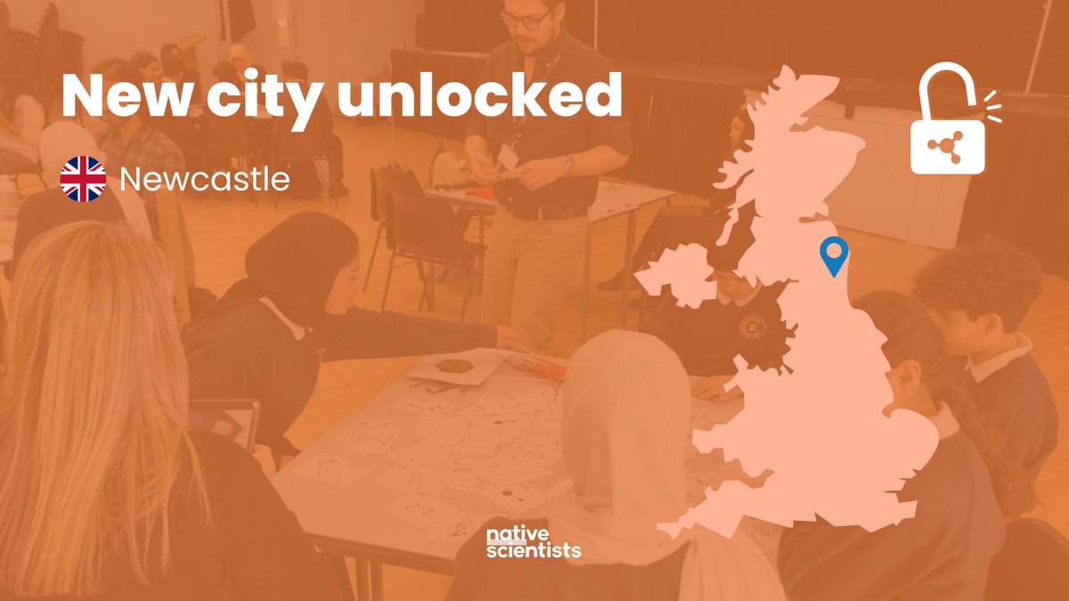 In April, 3 new cities joined the #SMC programme. The latest was Newcastle Upon Tyne - UK, where children explored science and their mother tongue (Arabic) thanks to the Bseisu Foundation support. Learn more: 🔗 bit.ly/3QtvYoj #native_migrant #DiversityInSTEM