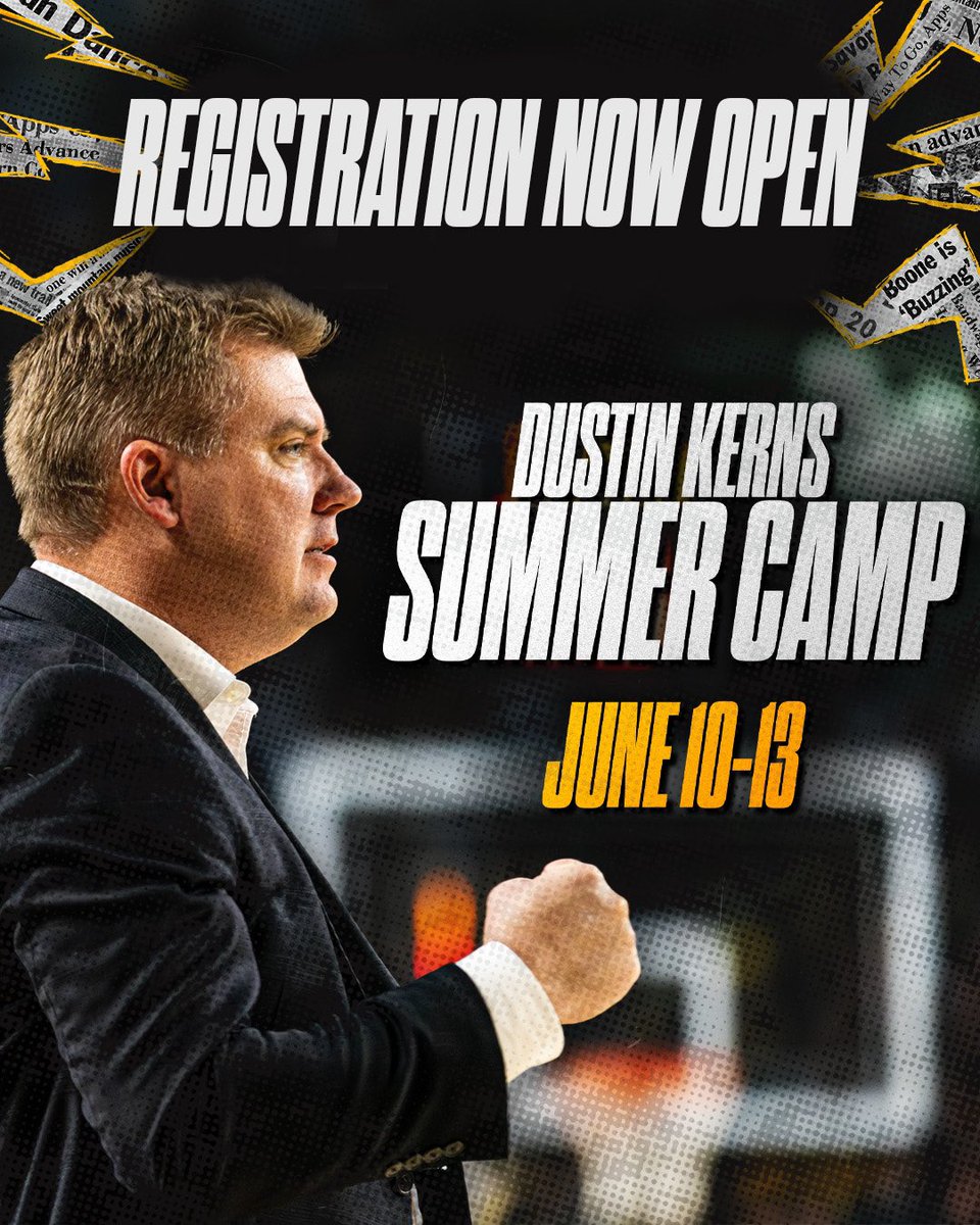 Registration for Coach Kerns’ Summer Basketball Camp is now open! 🔗: goapp.st/4dpbEya #TakeTheStairs