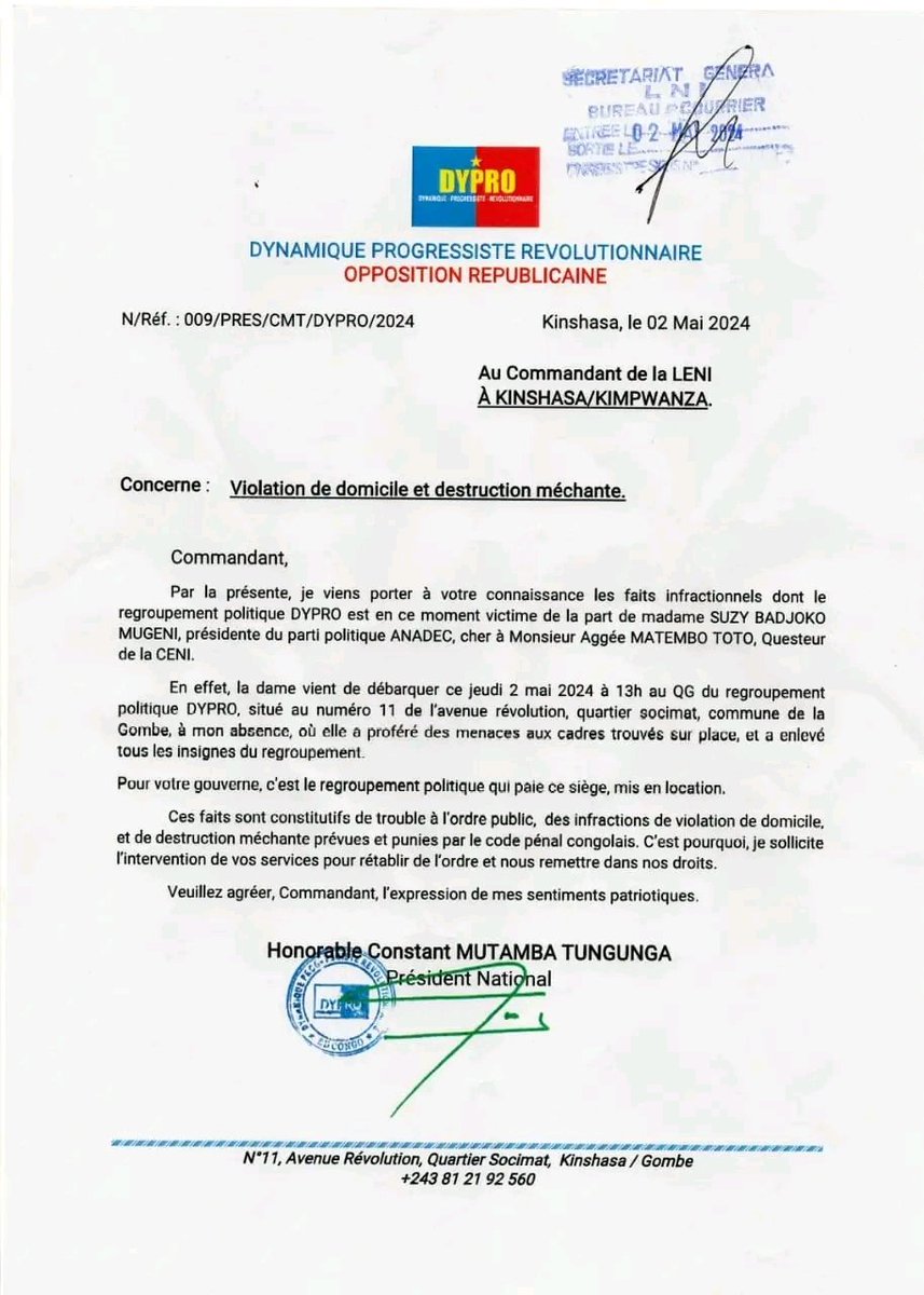 KibweBonaventu's tweet image. #Dypro : plus rien ne va entre @ConstantMutamba  et ses alliés de #circonstance. C'est une joie de courte durée !