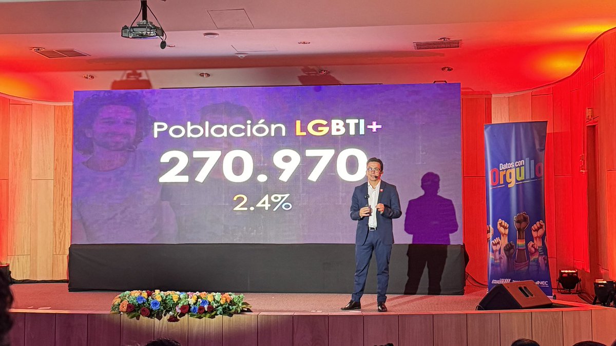 juliolopezdata's tweet photo. Hoy @Ecuadorencifras y el @DDHH_Ec presentan los resultados del #CensoDePoblaciónYVivienda sobre la población #LGBTQ en #Ecuador 

Es una oportunidad que nos permite debatir y promover acciones para la generación de datos #LGBTQ @datalat #CuirData https://t.co/dRNM2toxYj