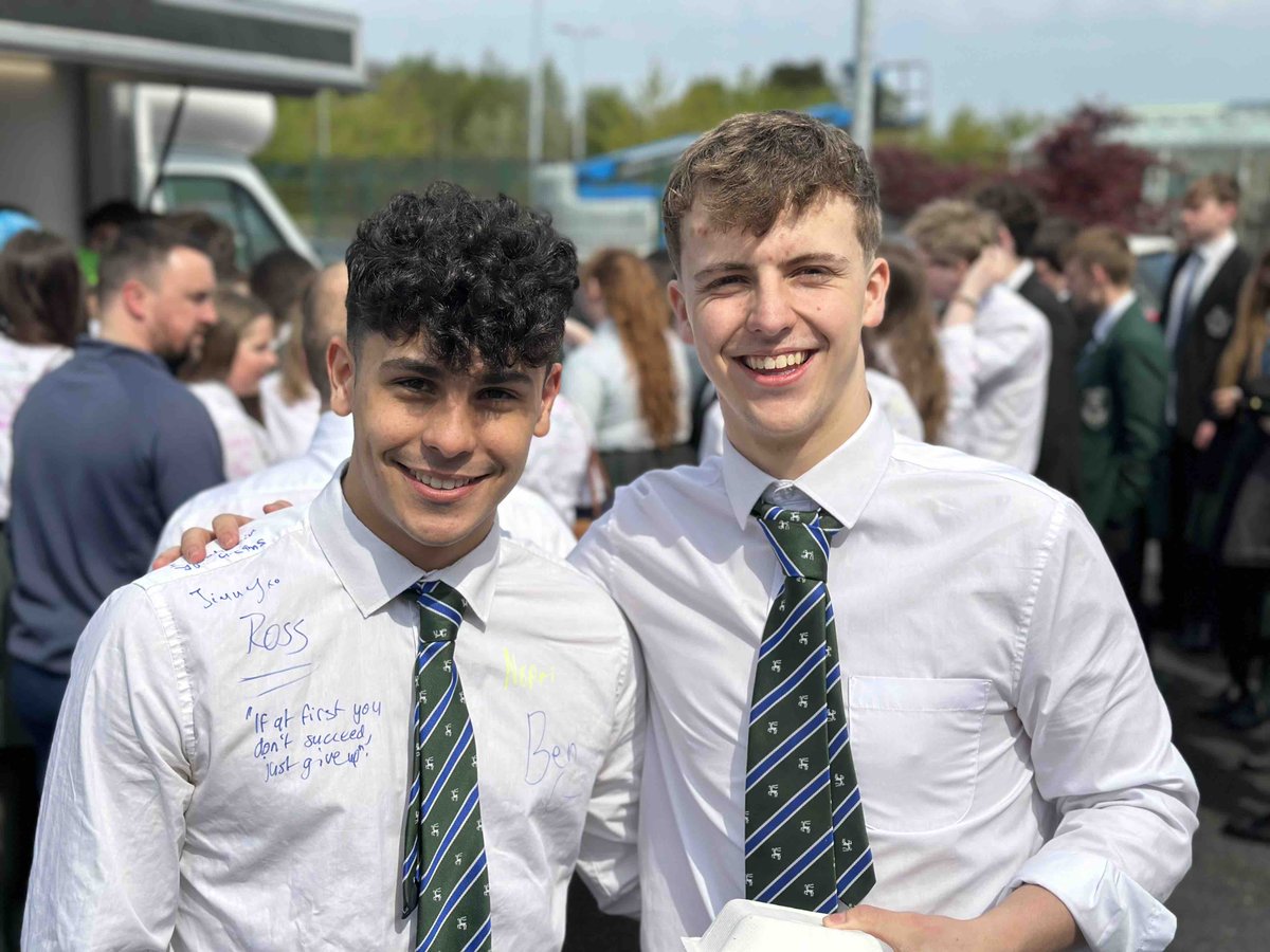 Class of 2024 Today we said a fond farewell to Year 14 as they departed on study leave. We celebrated their time through the years…we had tears but most importantly, many laughs! 🦌