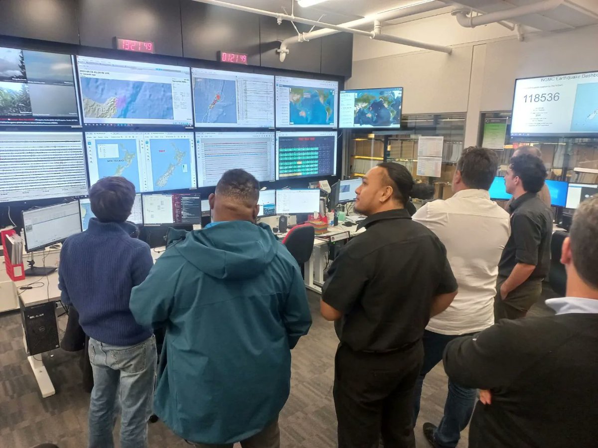 landsfiji's tweet photo. The Regional SeisComP User Group meeting in Wellington was held from the 17th -19th of April attended by MRD. The meeting hosts GNS New Zealand for Geohazard Operations provided a platform for SeisComP’s software development and improvements.
#SeisComP #geohazards
#seismology https://t.co/T0PMGxnJ4T