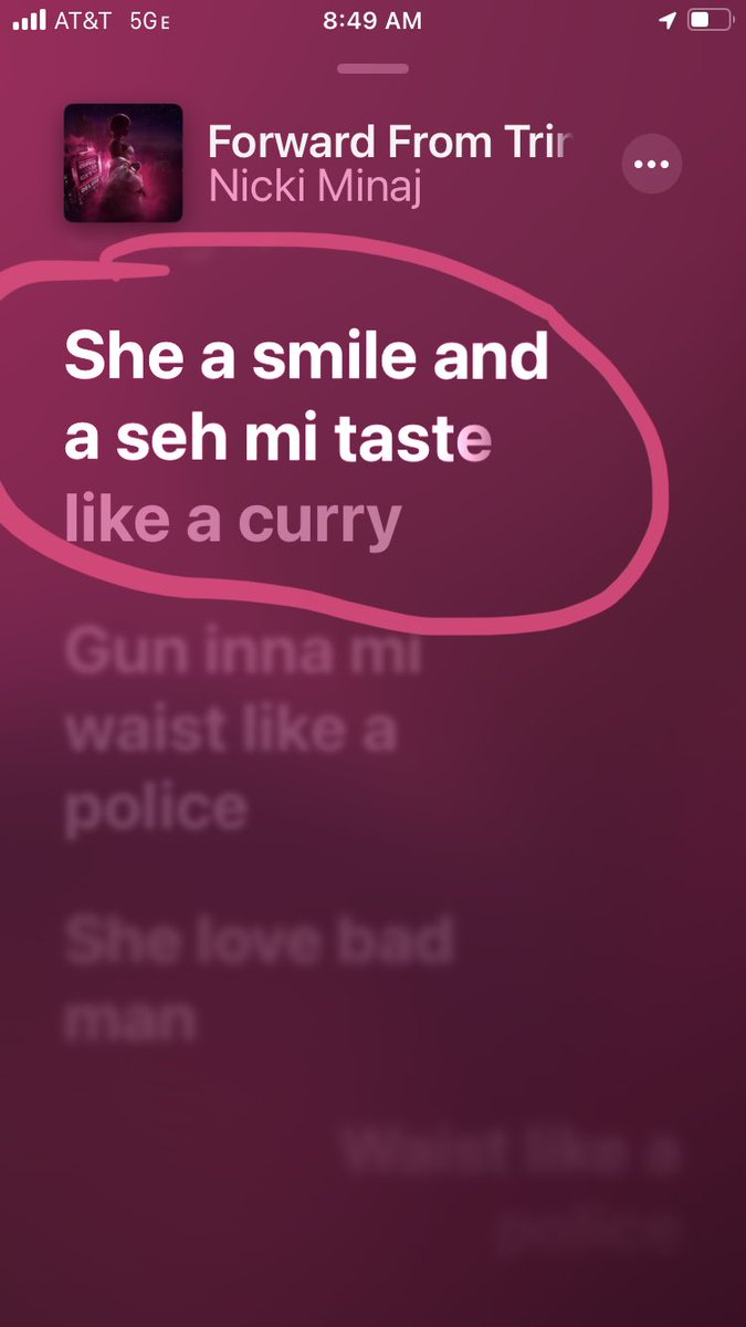 The nastiest track on #pinkfriday2 … I can’t help but wonder to think about this statement on a deeper level… being that I’m jamerican 🇺🇸  🇯🇲 😂like imagine be visual lol 😂 how I’m supposed to curry or——— without thinking about this lol