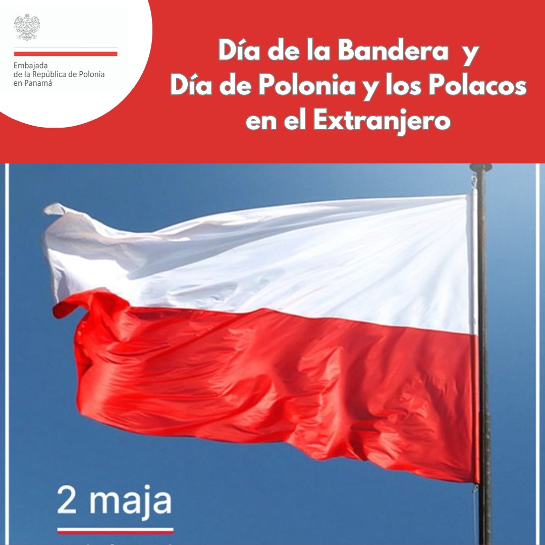 El 2 de mayo, los polacos celebran el #DíaDeLaBandera  🇵🇱. El blanco y rojo es un símbolo orgulloso de nuestra herencia y libertad.

Formalmente, el diseño de la bandera actual 🇵🇱 se aprobó en 1919, poco después de que #Polonia recuperara la independencia.