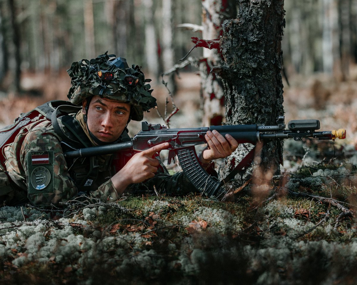 Latvian troops at exercise Arrow 24 in Finland (2024)