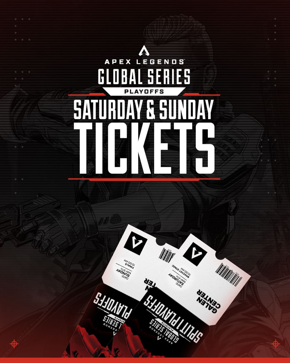 GOOD NEWS! 🎉

Saturday & Sunday Playoffs tickets sold out quick BUT we were able to work with the venue to secure some additional tickets. 

Get 'em before they’re gone!

🎫 bit.ly/3PyWUmp