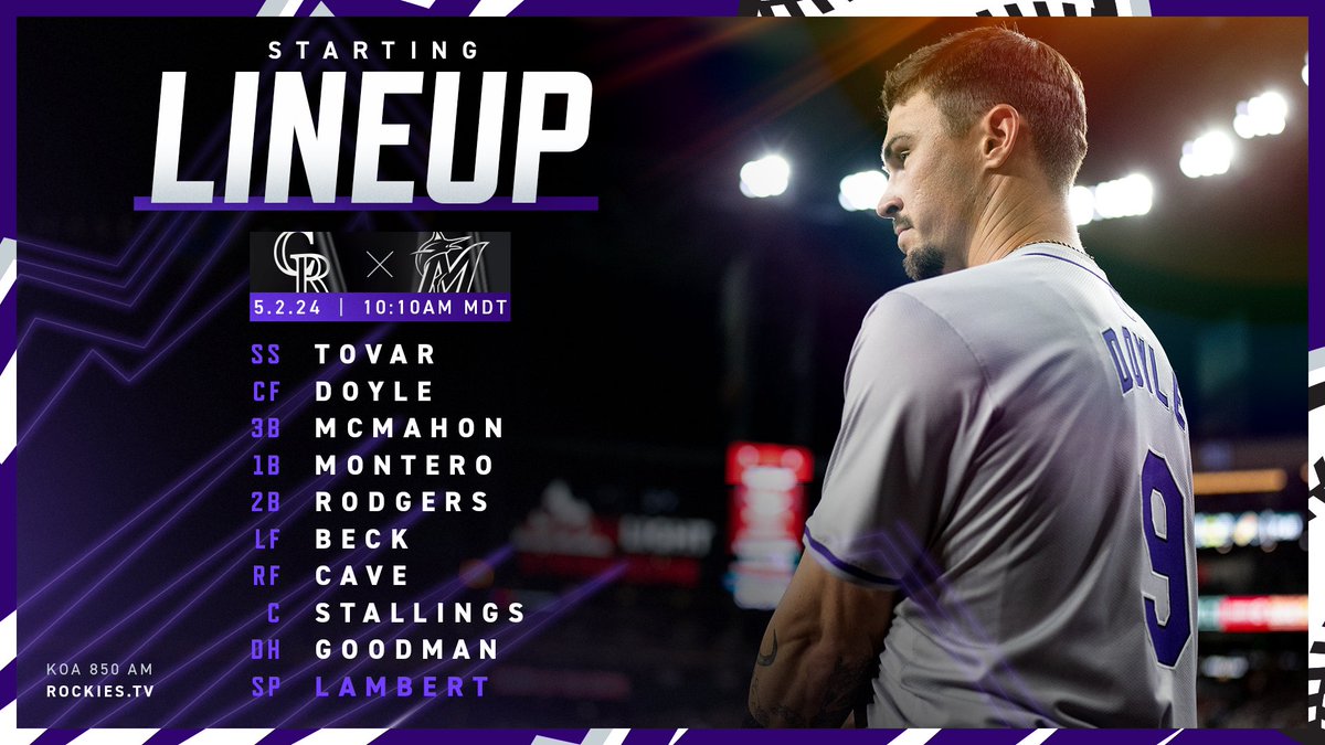 Los @Rockies tratan de evitar la limpia y ganar su primera serie de la temporada este jueves al mediodía cuando enfrenten a los @Marlins 

Acompáñenos @josefriverap y un servidor @TapaNava 

12pmET/11amCT/9amPT
#ESPNPlus @StarPlusLA 
#MLBxESPN