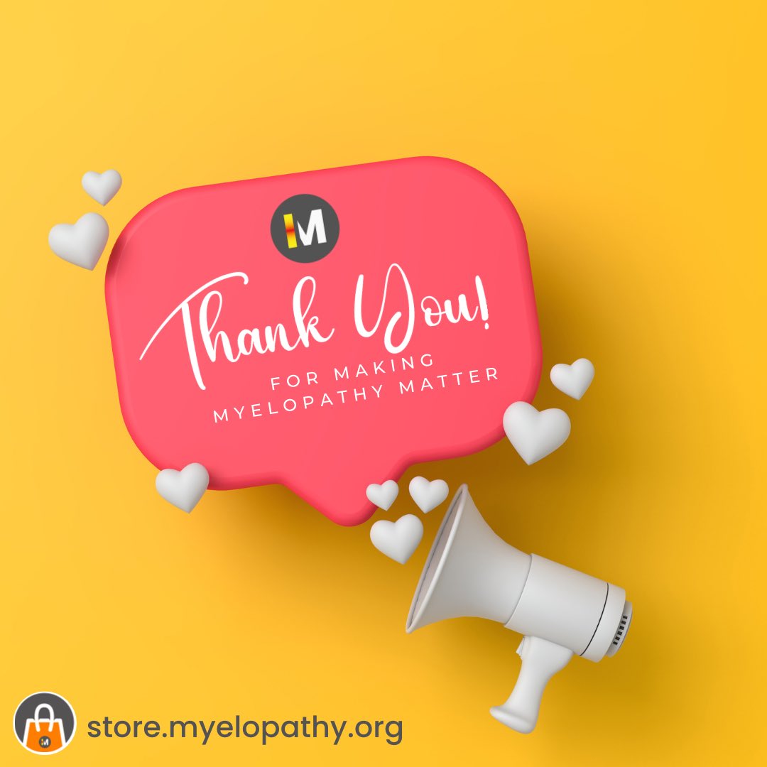 🙏🏻Big thanks to everyone who supported us by purchasing from our new stationary section online! Your generosity raised £70 (around $90 USD) for vital myelopathy initiatives. Join us at store.myelopathy.org to make a difference. Shop now and spread the word! 🧡 #Myelopathy
