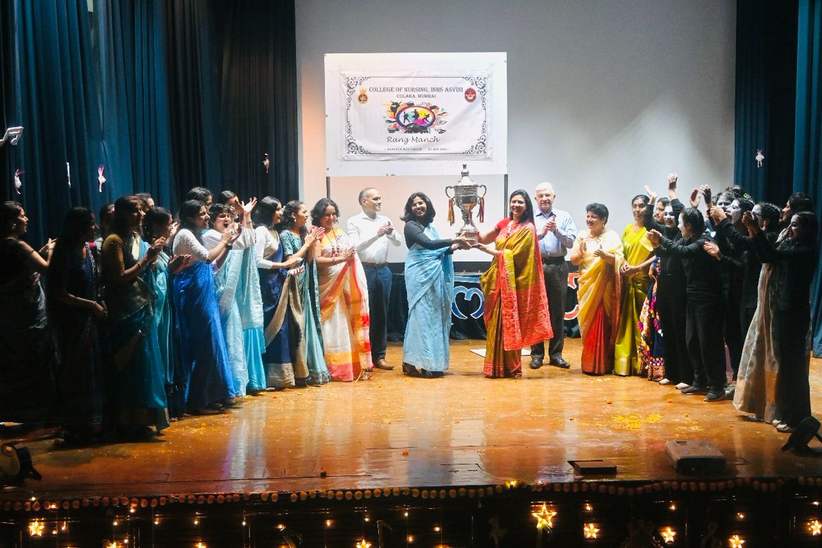 The first Intercollegiate competition in dramatics, ‘Rang Manch 2024’, was organized by the College of Nursing #INHSAsvini on 30 Apr. The competition drew participants from all major nursing colleges of Mumbai, who enthralled the audience with their performances.