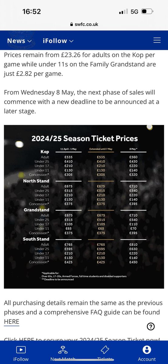 Surely not another season ticket phase….. 

Dej “hold my beer”

Absolute pisstake

#swfc