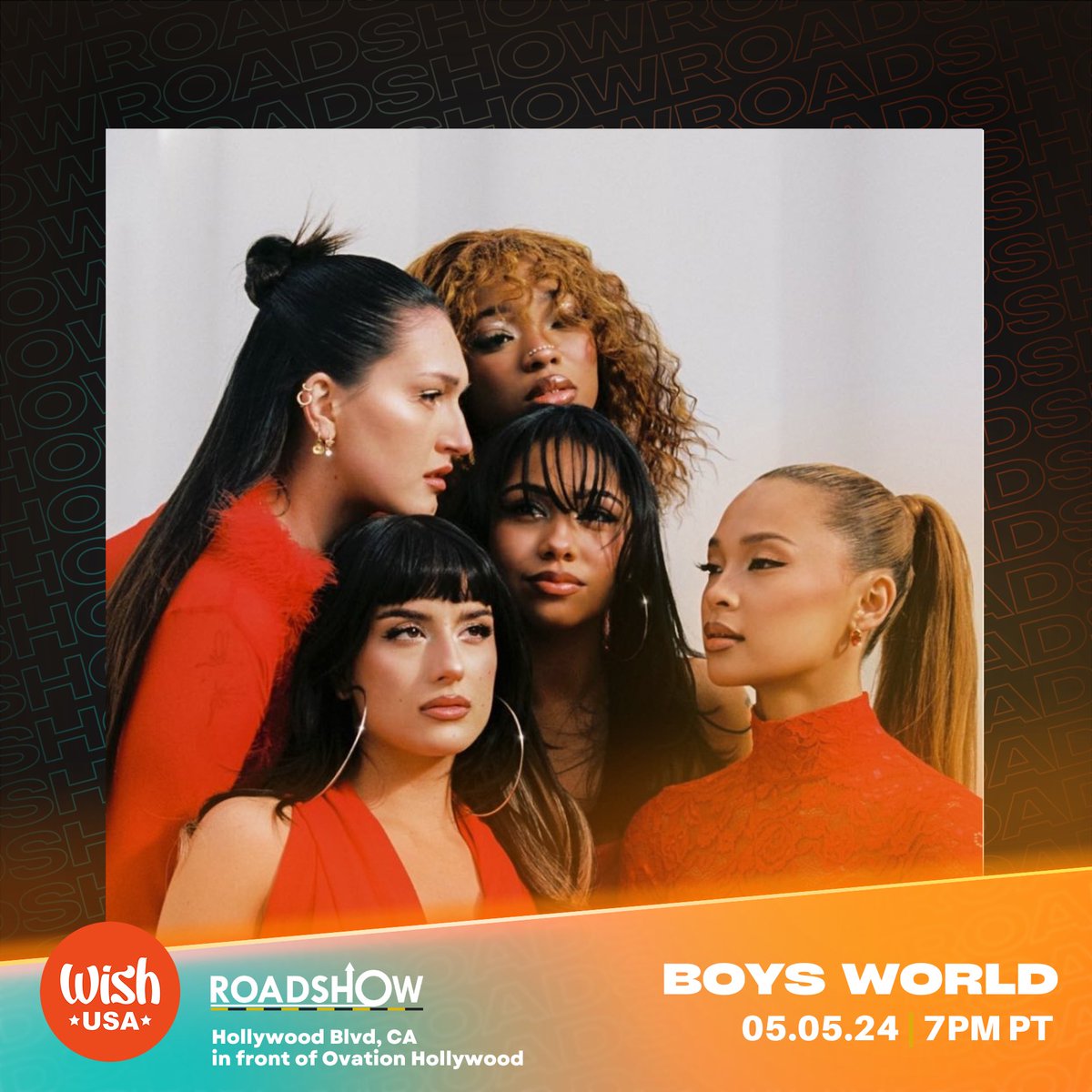 🔥 This Sunday! Boys World is gonna light up the stage in front of Ovation Hollywood at 7pm! 🎤🎶 Don’t miss out! 🎉 #BoysWorldLive

#BoysWorld #LiveMusic #HollywoodNights #OvationHollywood #SundayFunday #ConcertVibes #MusicLovers #PopMusic #LivePerformance #MusicScene #TuneIn