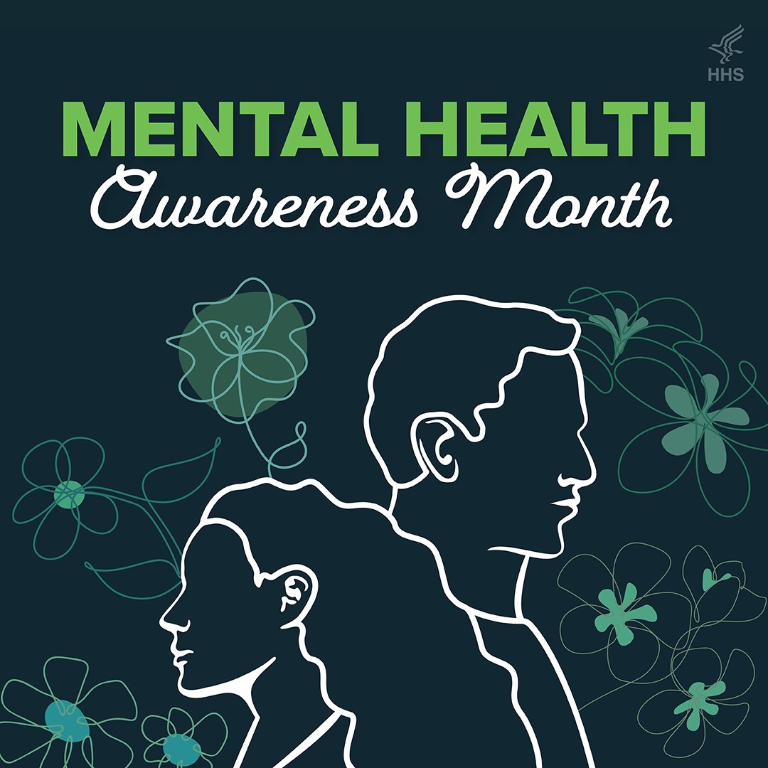 Mental health plays a vital role in our overall health and well-being. During Mental Health Awareness Month, make it a point to check in with your loved ones. You’ll never know what someone else is going through unless you ask. 💚