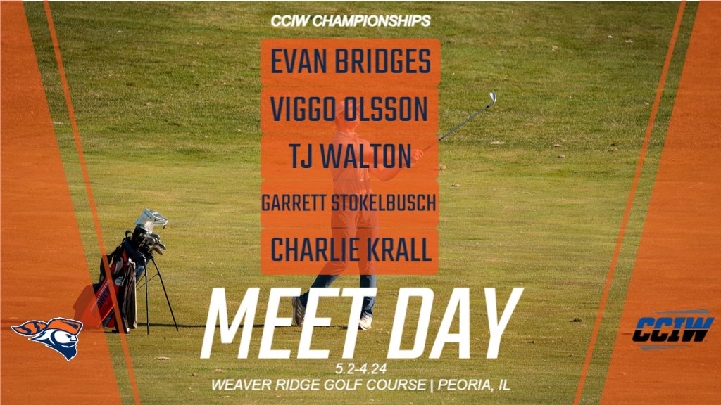 #MeetDay it's day 1 of the CCIW Golf Championships in Peoria, IL! Stay up to date all weekend long on how the Pios are doing! #GoPios

FOLLOW ALONG
📊results.golfstat.com/public/leaderb…