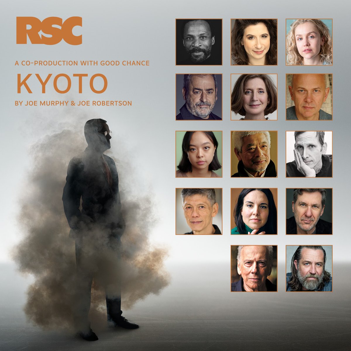 Exciting news! @TheRSC today announced their cast for #KyotoPlay by the playwrights Joe Murphy and Joe Robertson. 

Featuring a host of UA talent below...