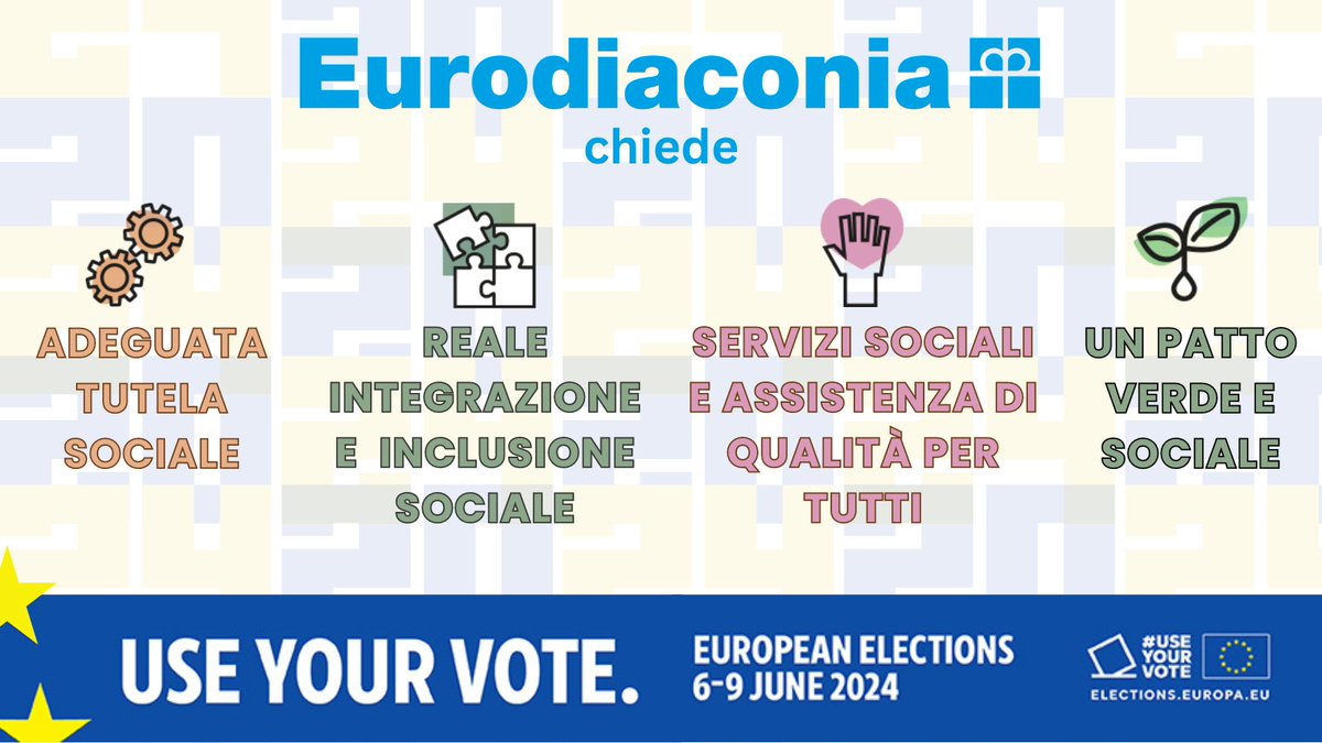 Costruiamo un'Europa davvero sociale! Usa il tuo voto! Chiedi ai tuoi candidati! #useyourvote #askyourcandidate