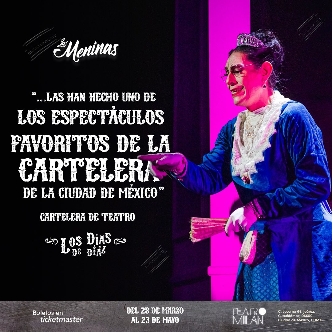 En esta temporada electoral vamos a recorrer la vida del personaje que durante más años sentó sus posaderas en la grande, Don Porfirio Díaz. ¡boletos en el enlace de nuestra biografía y en las taquillas del <a href="/teatro_milan/">Teatro Milán</a>!🚂🇲🇽📜 
#JuevesDeMeninas #HaciendoHistoria