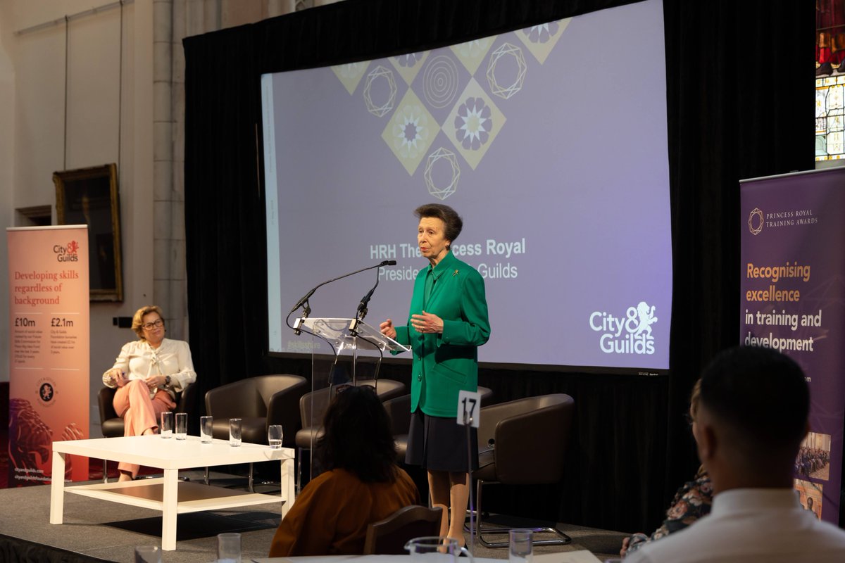 What an incredible day! 150+ employers at our first @cityandguilds #PrincessRoyalTrainingAwards #SkillsShare, attended by HRH The Princess Royal @RoyalFamily. A highly practical day full of insights and best practice that showcased the power of learning and how #SkillsChangeLives