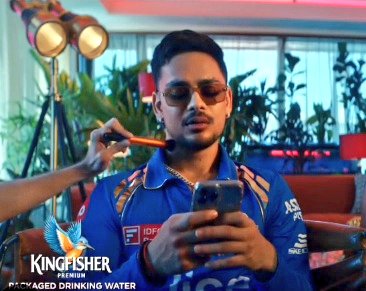 Ishan in the latest ad of Kingfisher