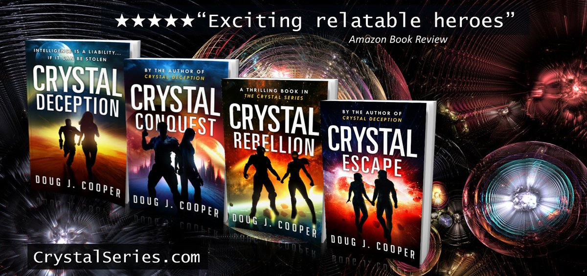 The explosion bloomed into a mushroom-shaped cloud. The Crystal Series – Classic sci-fi. Futuristic thrills. Start with first book CRYSTAL DECEPTION Series info: CrystalSeries.com Buy link: amazon.com/default/e/B00F… #kindleunlimited #scifi