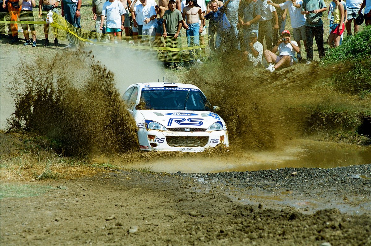 François Delecour 🇫🇷 Daniel Grataloup 🇫🇷 Ford Focus WRC '01 
48. Acropolis Rally 2001 🇬🇷🏛️ 5th O/A, Ford Motor Co. Ltd 🏁 
👉 ewrc-results.com/final/100-acro… 

📸 © Yiannis Spyridonis, SS20 Elatia - Rengini 2 🏁