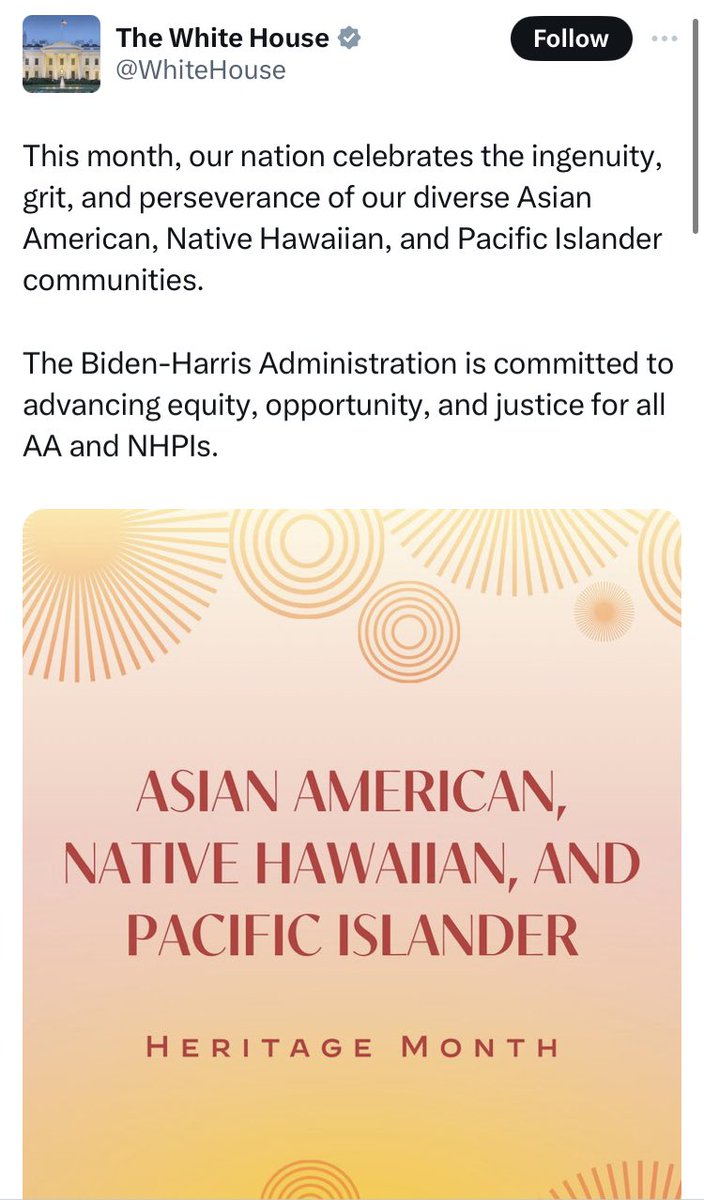 I think @JoeBiden should #StopAsianHate this month…